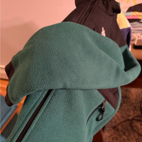 North Face Denali fleece Men’s jacket Green and Black - Picture 10 of 10